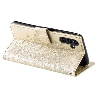 SKALO Samsung S24 Mandala Flip Cover - Guld