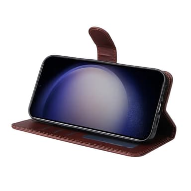 SKALO Samsung S24 PU-læder Pungetui - Brun