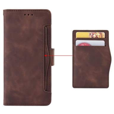 SKALO Samsung S24 6-RUM Pungetaske - Brun