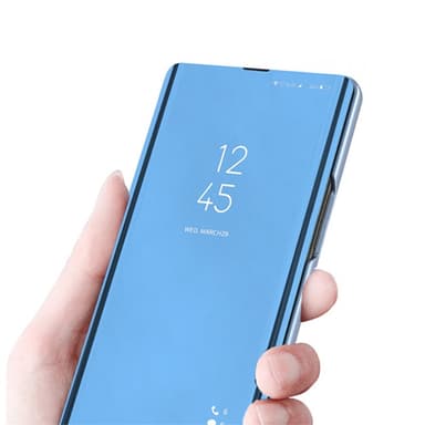 SKALO Samsung S23 FE Clear View Mirror Etui - Guld