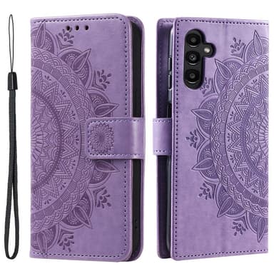 SKALO Samsung S24 Mandala Flip Cover - Lilla