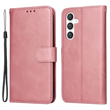 SKALO Samsung S23 FE PU-læder Pungetui - Pink
