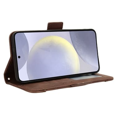 SKALO Samsung S24+ 6-RUM Pungetaske - Brun