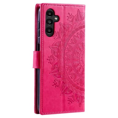 SKALO Samsung S24 Mandala Flip Cover - Cerise