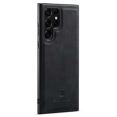 DG.MING Samsung S24 Ultra Premium PU-læder Hybrid Cover - Sort