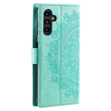 SKALO Samsung A05s 4G Mandala Flip Cover - Turkis