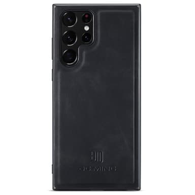 DG.MING Samsung S24 Ultra Premium PU-læder Hybrid Cover - Sort