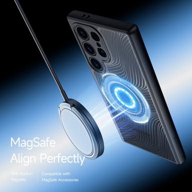 DUX DUCIS Samsung S24 Ultra Aimo Series Magnetic Ring Cover - Sort