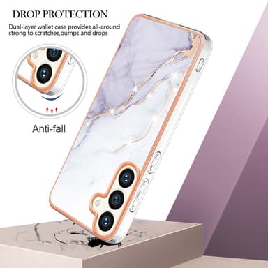 SKALO Samsung S24 Marmor TPU-cover - #3