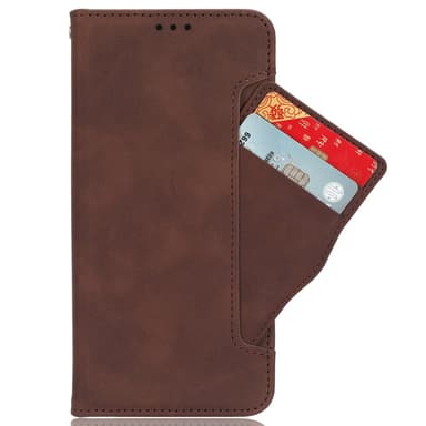 SKALO Samsung S24+ 6-RUM Pungetaske - Brun