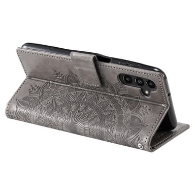 SKALO Samsung S24 Mandala Flip Cover - Grå