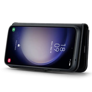 DG MING Samsung S23 FE 2-i-1 Magnet Pungetui - Sort