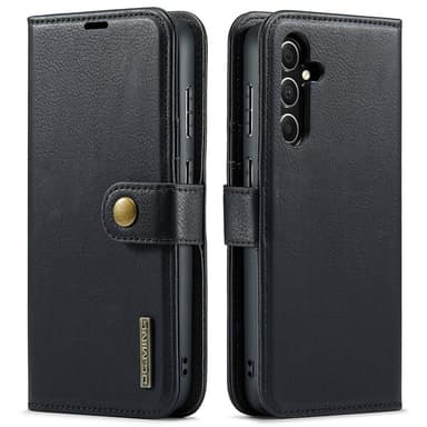 DG MING Samsung S23 FE 2-i-1 Magnet Pungetui - Sort