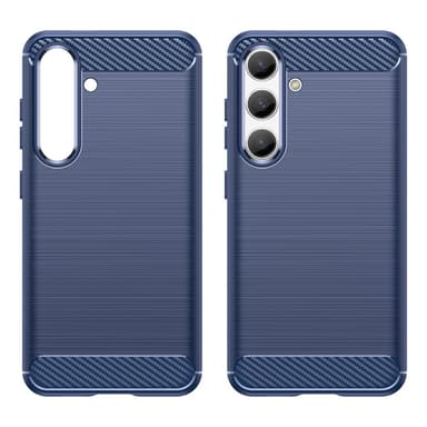 SKALO Samsung S24 Armor Carbon Stødsikker TPU-cover - Blå