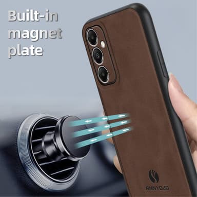 SKALO Samsung A05s 4G ANNYOJO PU læder Cover - Grå