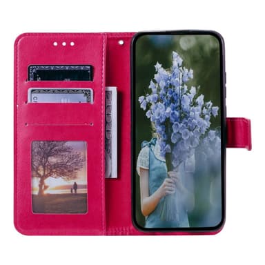 SKALO Samsung S24 Mandala Flip Cover - Cerise