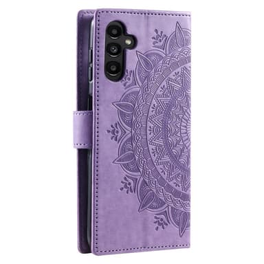SKALO Samsung S24 Mandala Flip Cover - Lilla