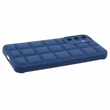 SKALO Samsung A05s 4G Puffer Bumper TPU-Cover - Mørkeblå