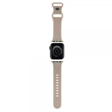 Hello Kitty Apple Watch 38/40/41mm Armbånd Liquid Silicone Beige