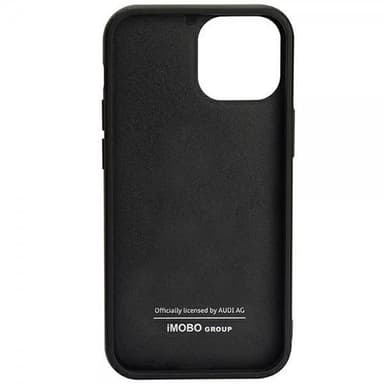 Audi iPhone 14 Pro Max Cover Carbon Fiber Sort