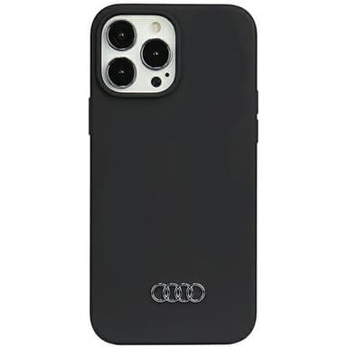 Audi iPhone 13 Pro Max Cover Silikoni Sort