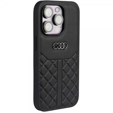 Audi iPhone 14 Pro Cover Genuine Leather Case Sort