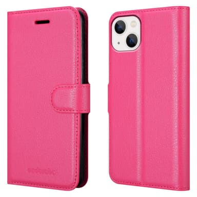 iPhone 14 PLUS Pungetui Cover Case (Lyserød)