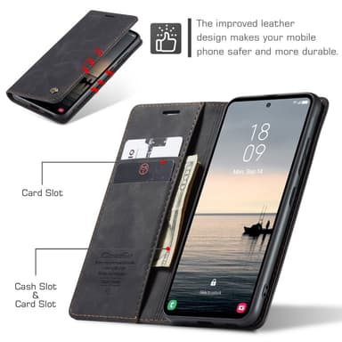 CASEME Retro Pung Taske til Samsung Galaxy S23 FE