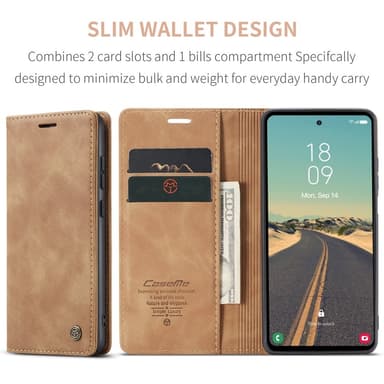 CASEME Retro Pung Taske til Samsung Galaxy S23 FE