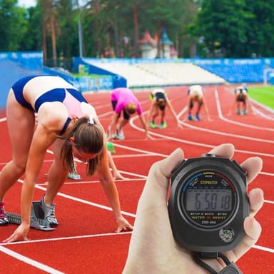 Sportstimer Vandtæt digitalt stopur Dato Tidsalarm