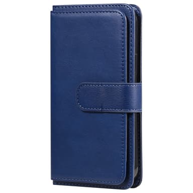SKALO Samsung A14 10-RUM Flip Cover - Blå