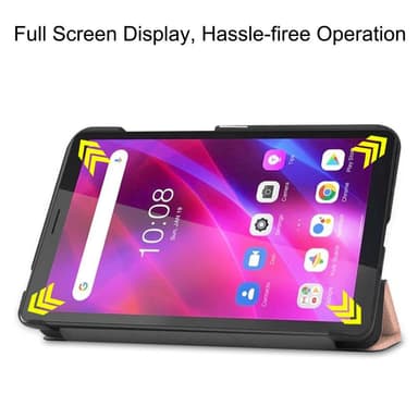 Lenovo Tab M7 (3rd Gen) Trifoldet etui cover - Rose Gold