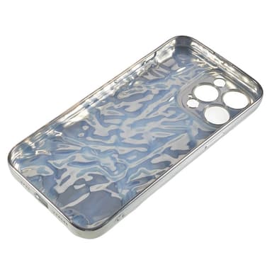 Til iPhone 15 Pro TPU Etui Elektroplating Rynket Ujævn Telefon Cover