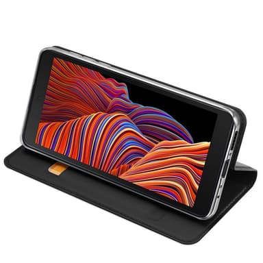 Samsung Galaxy Xcover 5 DUX DUCIS Skin Pro Series Stand Flip-Taske - Sort
