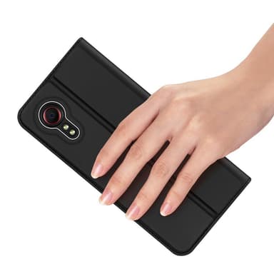 Samsung Galaxy Xcover 5 DUX DUCIS Skin Pro Series Stand Flip-Taske - Sort