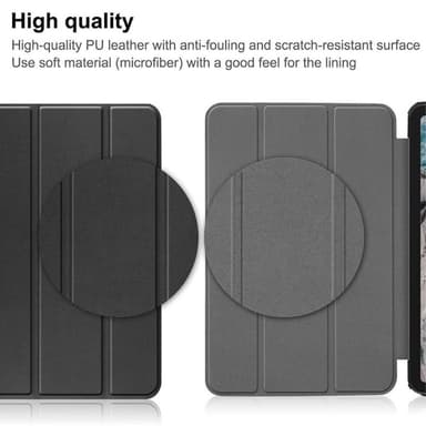 tand Slim Fit Cover TCL NXTPaper 10s Sleep/Wake - Sort
