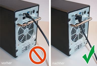 Netværkskabel CAT 6A vinklet 1x 90°, U/UTP, hvid