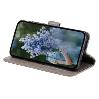 SKALO Xiaomi Redmi 13C 4G Mandala Flip Cover - Grå