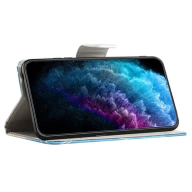 Til Samsung Galaxy A25 tegnebogstativetui mønstertelefoncover