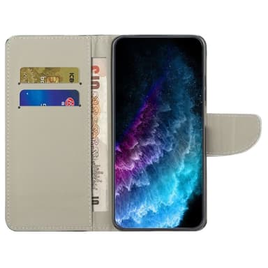 Til Samsung Galaxy A25 tegnebogstativetui mønstertelefoncover
