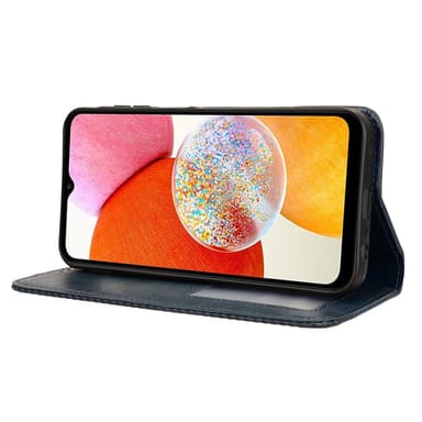 Wallet Stand Flip-telefonetui til Samsung Galaxy A15 5G - Blå