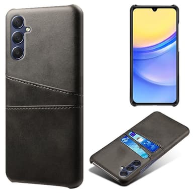 Til Samsung Galaxy A15 KSQ PU-læderbelagt skal hårdt etui