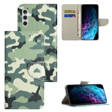 Til Samsung Galaxy A25 tegnebogstativetui mønstertelefoncover