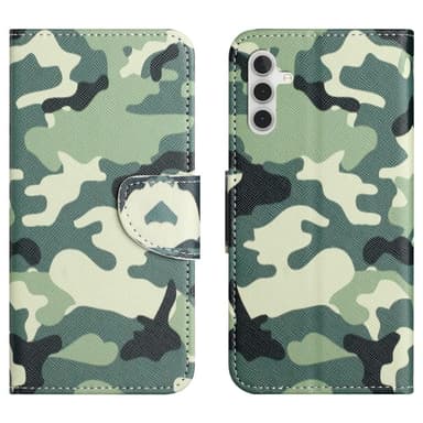 Til Samsung Galaxy A25 tegnebogstativetui mønstertelefoncover