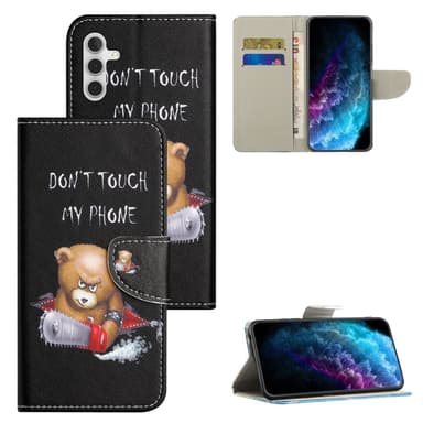 Til Samsung Galaxy A15 tegnebogstativetui mønstertelefoncover