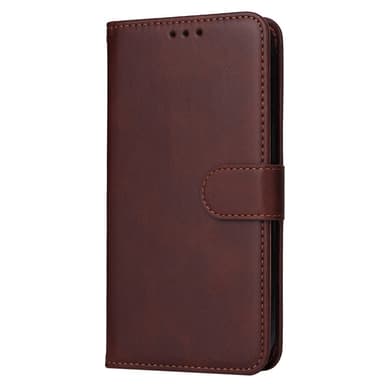 SKALO Xiaomi Redmi Note 13 Pro+ PU-læder Pungetui - Brun