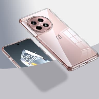 SKALO OnePlus 12R 5G TPU Clear Hybrid Cover - Gennemsigtig