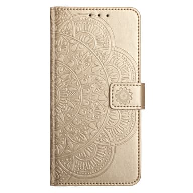 SKALO Samsung A15 5G Mandala Flip Cover - Guld