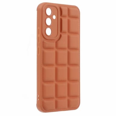 SKALO Samsung A15 4G Puffer Bumper TPU-Cover - Brun