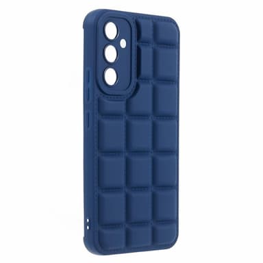 SKALO Samsung A15 5G Puffer Bumper TPU-Cover - Mørkeblå